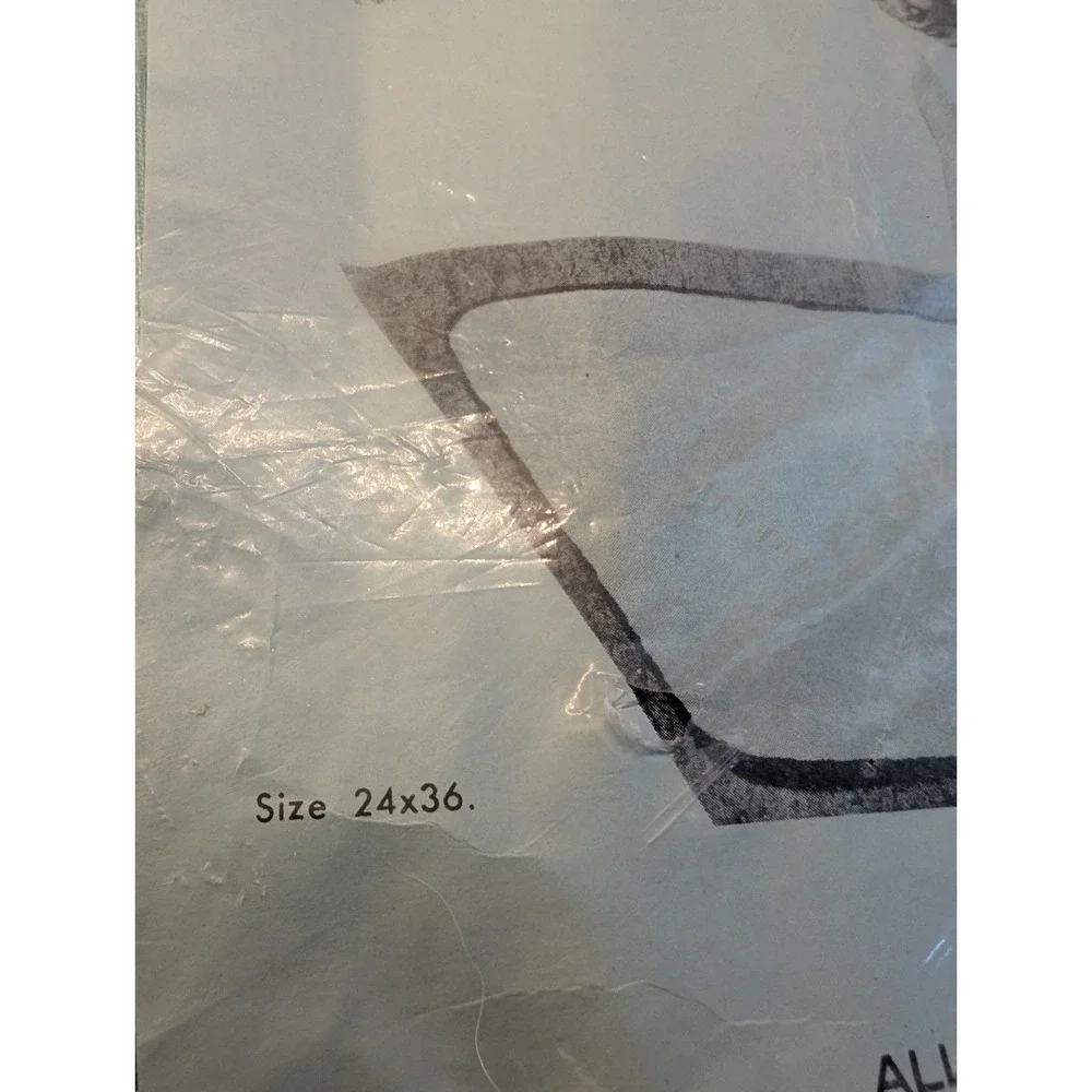 Vintage Traveler's Teflon‎ Ironing Cover-Pad Mint Metallic Gustin Kramer Co